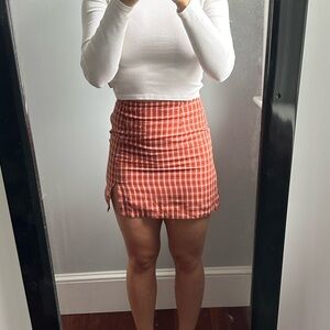 Plaid skirt